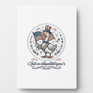 Independant Goose Vintage Patriotic Shirt Design ( Plaque
