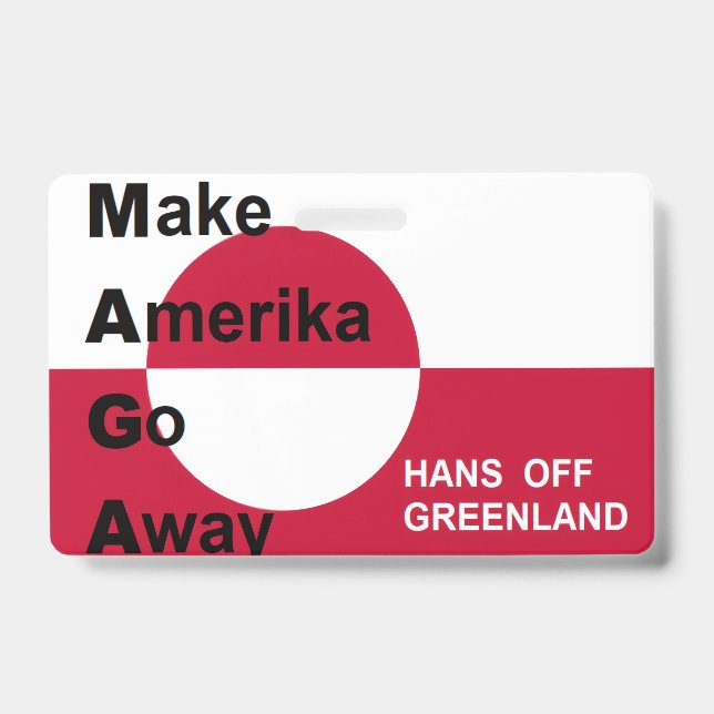 Independant Greenland ID Badge (Front)