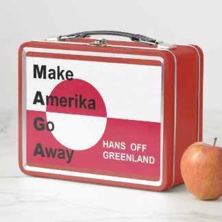 Independant Greenland Metal Lunch Box