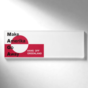 Independant Greenland Name Tag