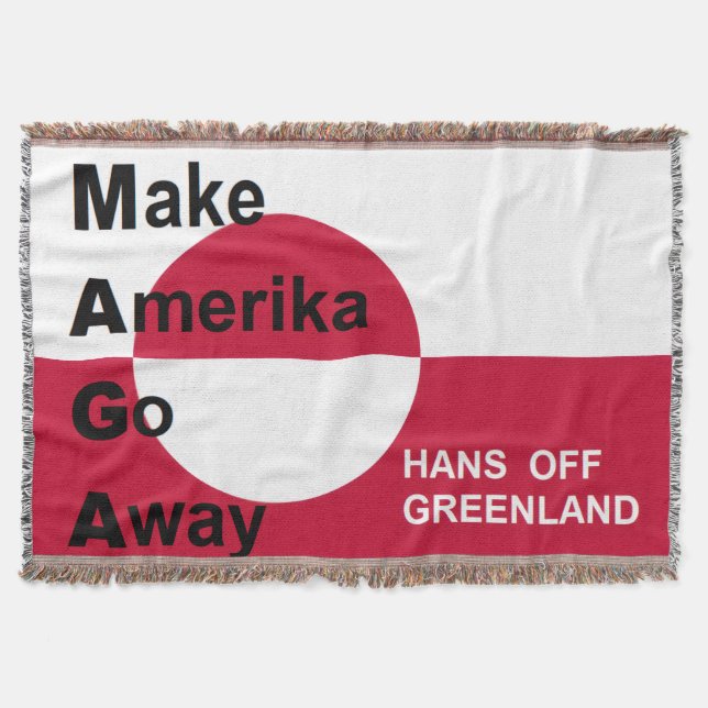 Independant Greenland Throw Blanket (Front)