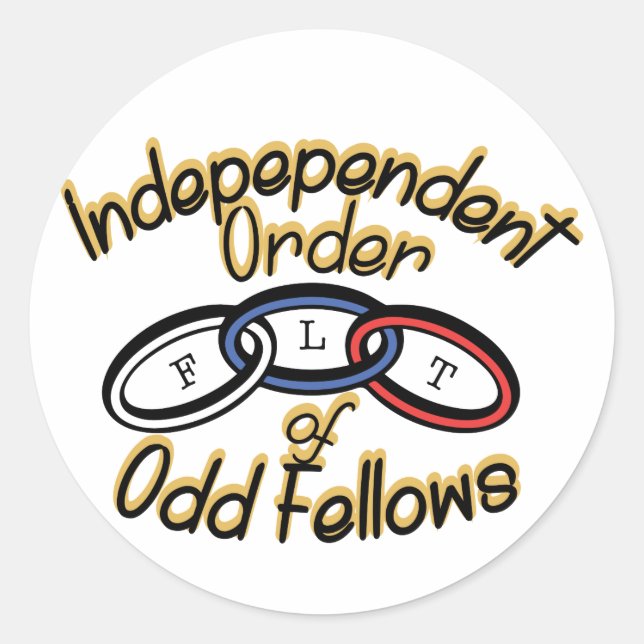 Independant Order Classic Round Sticker (Front)