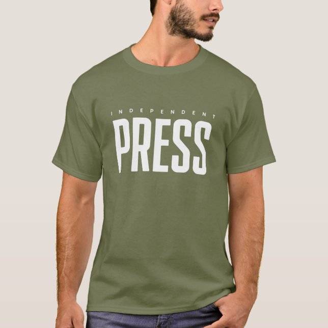 Independant Press Green Badge T-Shirt (Front)