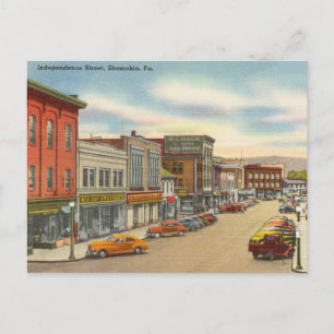 independant Street, Shamokin, Pennsylvania Postcard