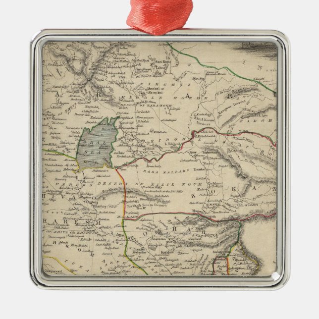 Independant Tartary Metal Tree Decoration (Front)
