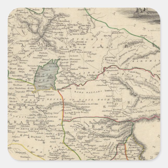 Independant Tartary Square Sticker (Front)