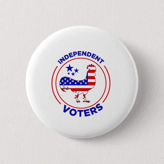Independant Voters Button (Front)