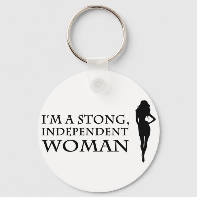 Independant woman keychain 1 (Front)
