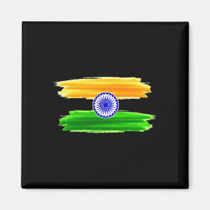 Independence Day 15 August 1947 Indian Flag Patrio Magnet