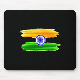 Independence Day 15 August 1947 Indian Flag Patrio Mouse Mat