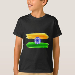 Independence Day 15 August 1947 Indian Flag Patrio T-Shirt