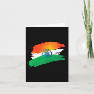 Independence Day 15 August Indian Flag Patriotic Card
