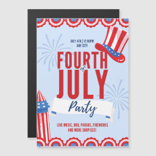 INDEPENDENCE DAY 2026 MAGNETIC INVITATION