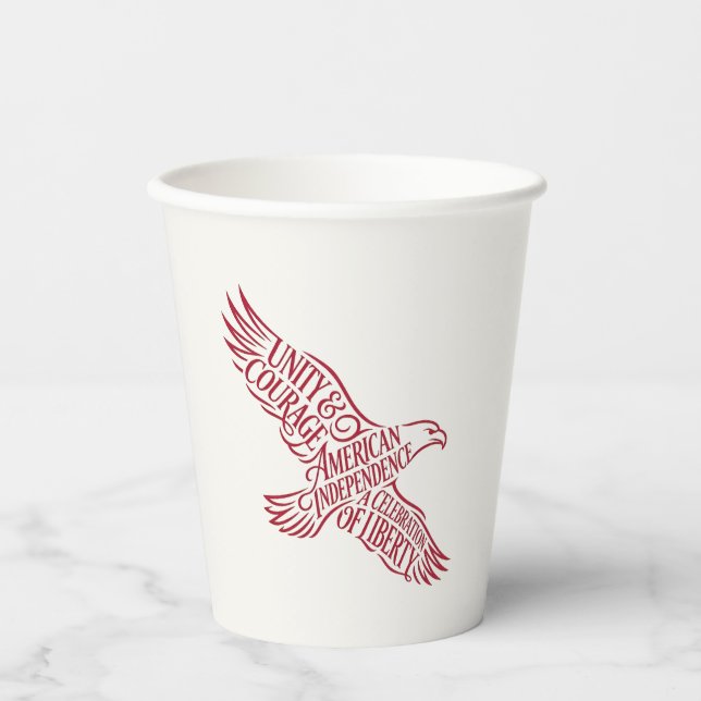 Independence Day 2026 Paper Cups (Front)