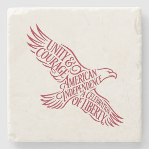 Independence Day 2026 Stone Coaster