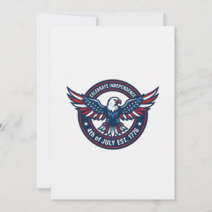 Independence Day 2026 Thank You Card