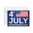 Independence Day 4th of July Card Patriotic USA