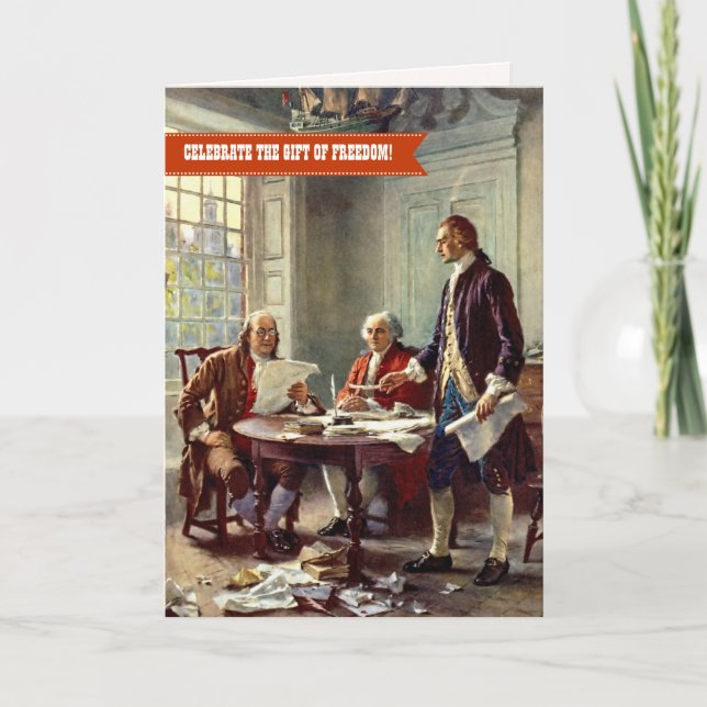 Independence Day, 4th of July Fine Art  Card (Front)