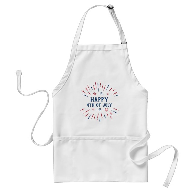 Independence Day 4th Of July Patriotic American Standard Apron (Front)