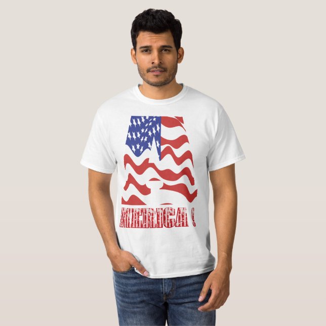 Independence Day 4th of July T-Shirt (Front Full)