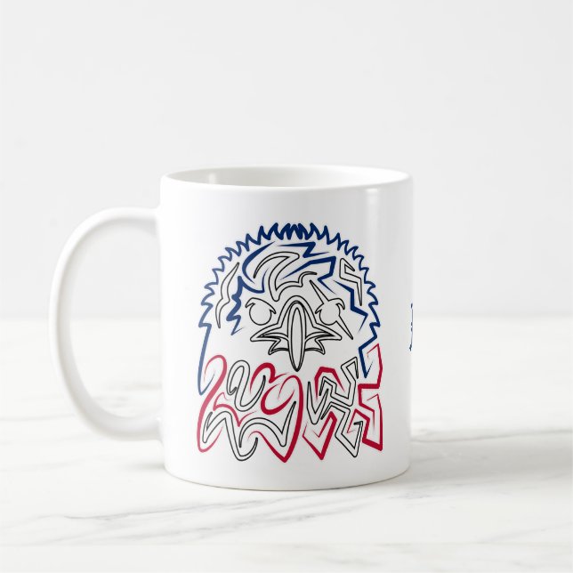 Independence Day American Eagle Coffee Mug (Left)