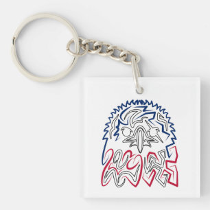 Independence Day American Eagle Key Ring