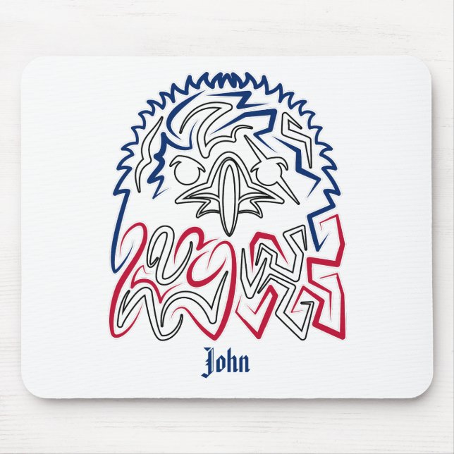 Independence Day American Eagle Mouse Mat (Front)