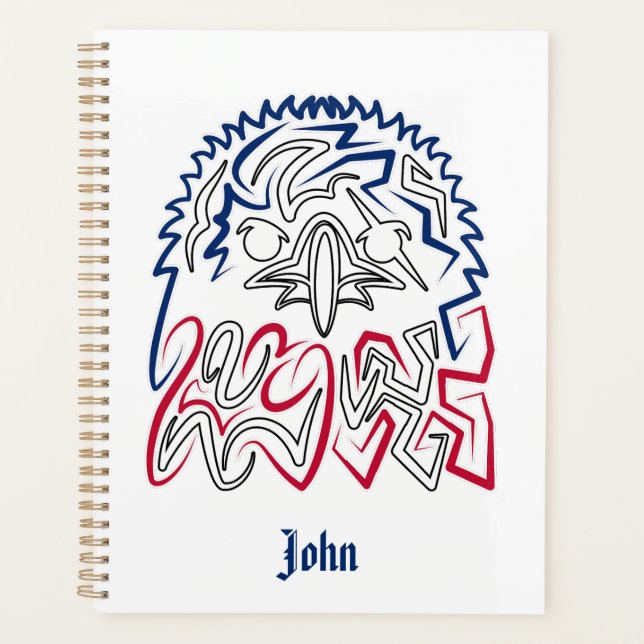 Independence Day American Eagle Planner (Front)