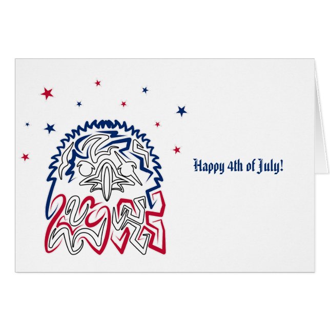 Independence Day American Eagle Stars (Front Horizontal)