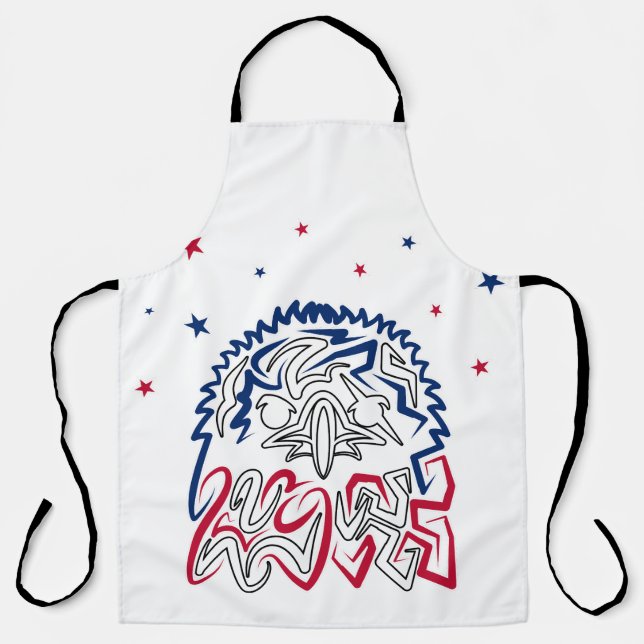 Independence Day American Eagle Stars Apron (Front)
