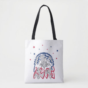 Independence Day American Eagle Stars Tote Bag