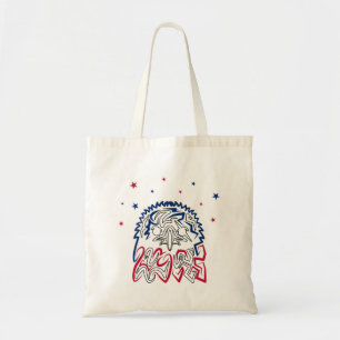 Independence Day American Eagle Stars Tote Bag