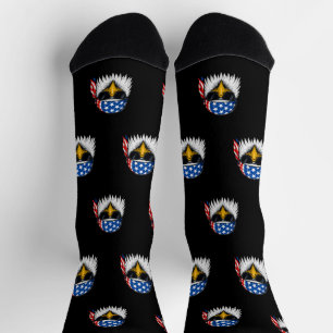 Independence Day American Pride Bald Eagle Socks