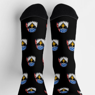 Independence Day American Pride Bald Eagle Socks