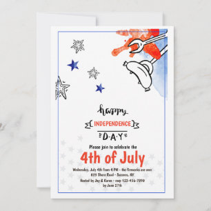 Independence Day BBQ 2 Invitation