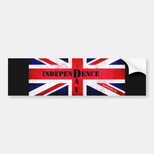 Independence Day Brexit Custom Date 26/06/2016 Bumper Sticker
