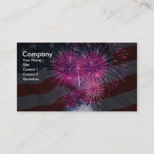 Independence Day Business Card