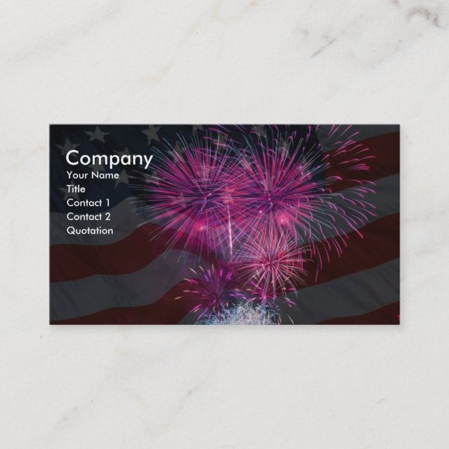 Independence Day Business Card (Front)