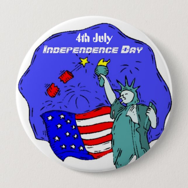 Independence Day Button (Front)