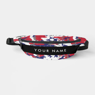 Independence day Camouflage Your name Personalise Bum Bags