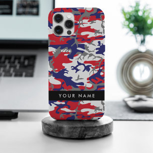 Independence day Camouflage Your name Personalise iPhone 15 Pro Max Case