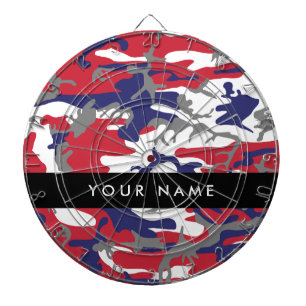 Independence day Camouflage Your name Personalise Dartboard