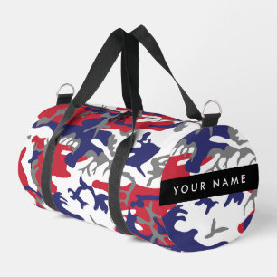 Independence day Camouflage Your name Personalise Duffle Bag