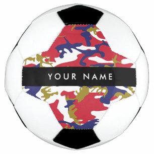 Independence day Camouflage Your name Personalise Football