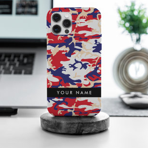 Independence day Camouflage Your name Personalise iPhone 15 Pro Max Case