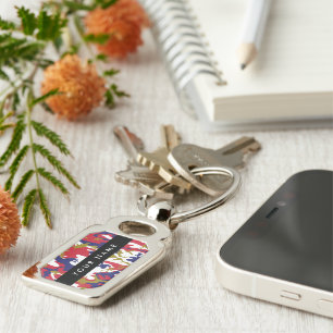 Independence day Camouflage Your name Personalise Key Ring