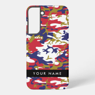 Independence day Camouflage Your name Personalise Samsung Galaxy Case