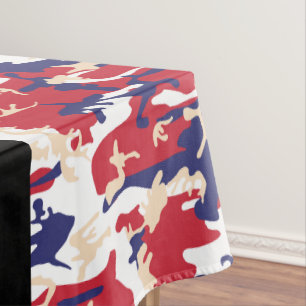 Independence day Camouflage Your name Personalise Tablecloth