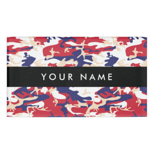 Independence day Camouflage Your name Personalise Tag