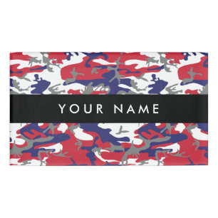 Independence day Camouflage Your name Personalise Tag